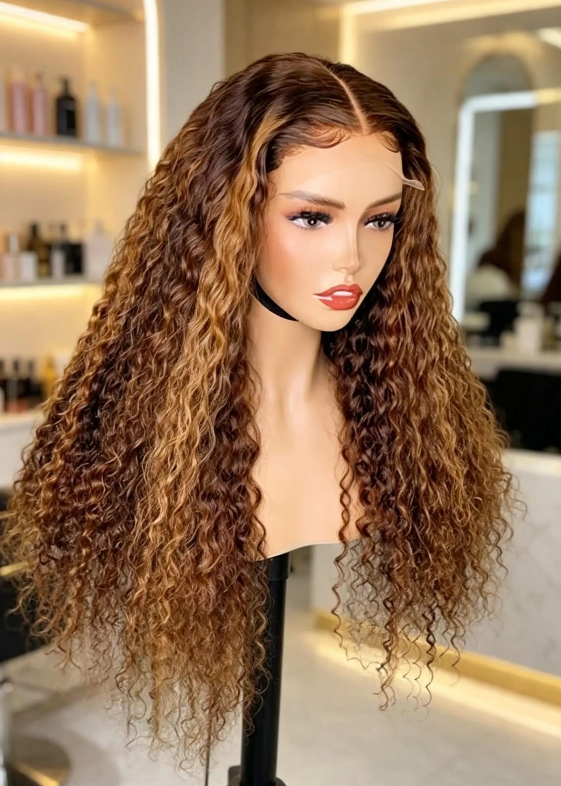 24 inch Water Curl Wig